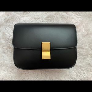 Celine box black and gold